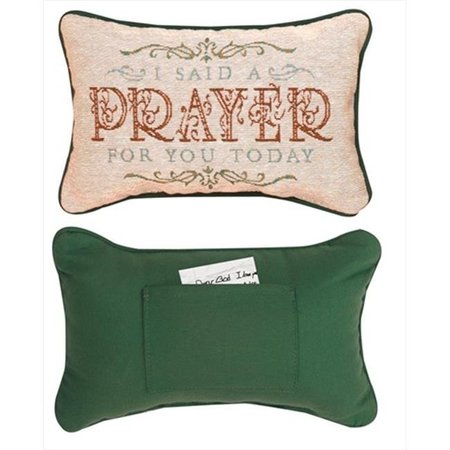 MANUAL WOODWORKERS & WEAVERS Manual Woodworkers and Weavers TWDDTIS I Said A Prayer For You Today Tapestry Pillow Pocket On Back Filled With Recycled Fibers 12.5 X 8.5 in. Poly Blend TWDDTIS